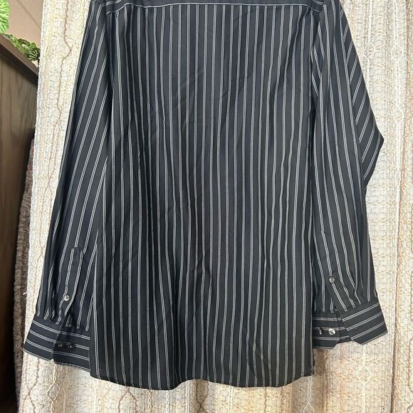 Van Heusen xxl black strip mens button up - Picture 7 of 7